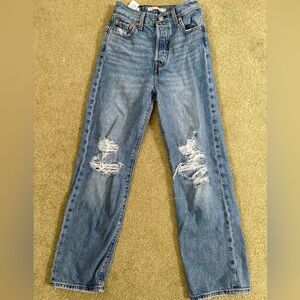 Levi's Ribcage Straight ankle Jeans